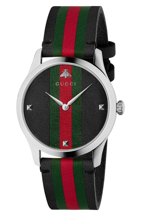 gucci horloge 99050|gucci g timeless leather watch.